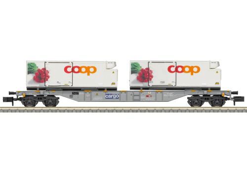 Minitrix 15493 SBB Containertragwagen Coop